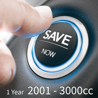 1 Year Service Plan 2001cc - 3000cc